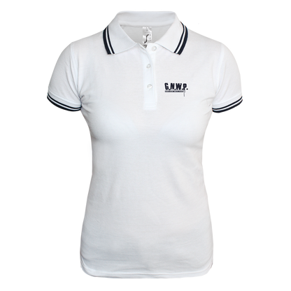 G.N.W.P. Girly Contrast Polo (weiß/navy)