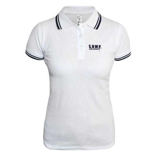 G.N.W.P. Girly Contrast Polo (weiß/navy)