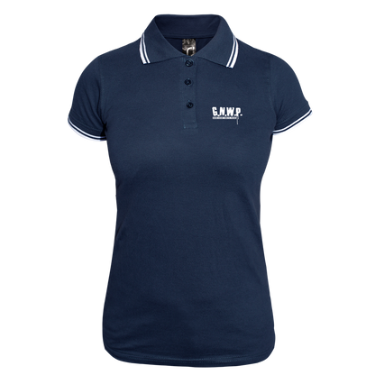 G.N.W.P. Girly Contrast Polo (navy/weiß)