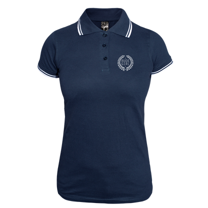 Rude Girl Girly Contrast Polo (navy/weiß)