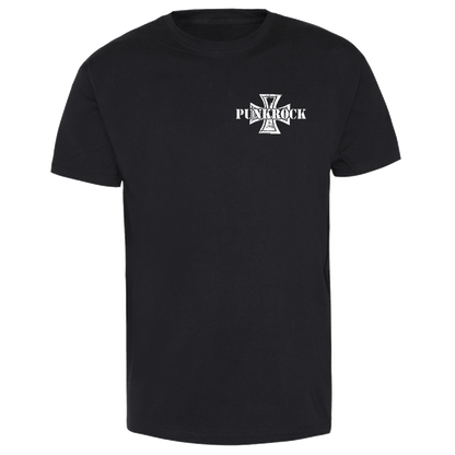 Punkrock "Iron Cross" T-Shirt (schwarz)