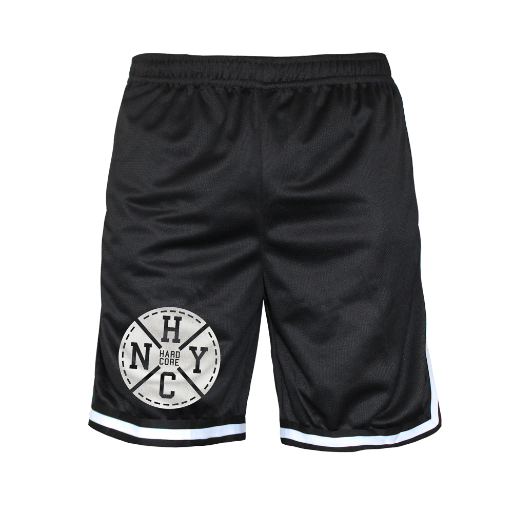Mesh Shorts "NYHC" (schwarz)