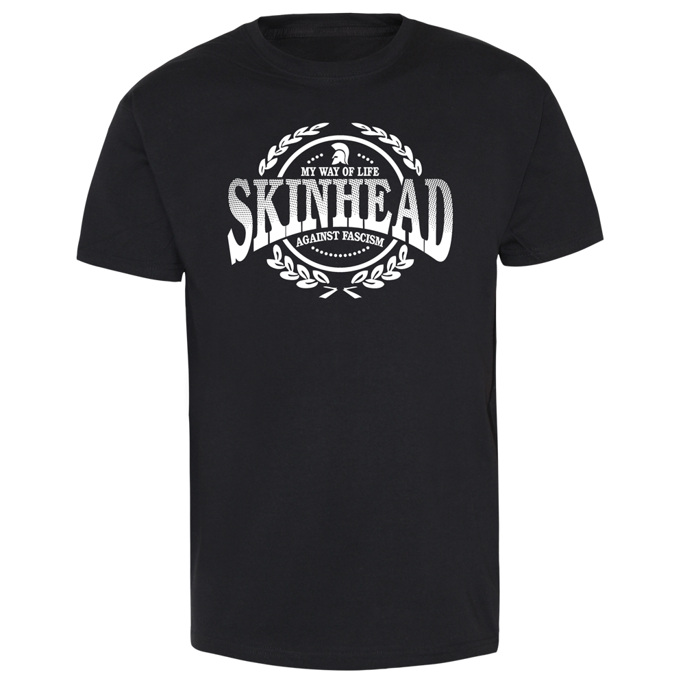 Skinhead "Against Fascism" T-Shirt (schwarz)