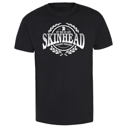 Skinhead "Against Fascism" T-Shirt (schwarz)