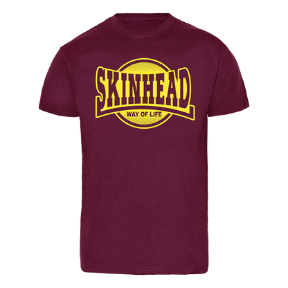 Skinhead "W.O.L." T-Shirt (bordeaux)