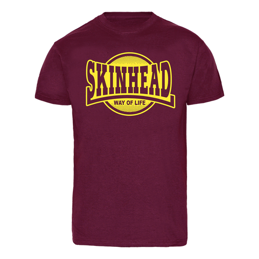 Skinhead "W.O.L." T-Shirt (bordeaux)