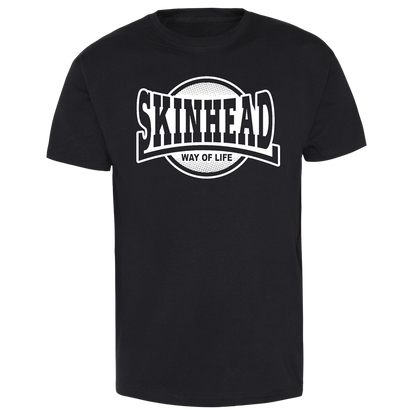 Skinhead "W.O.L." T-Shirt (white print) (schwarz)