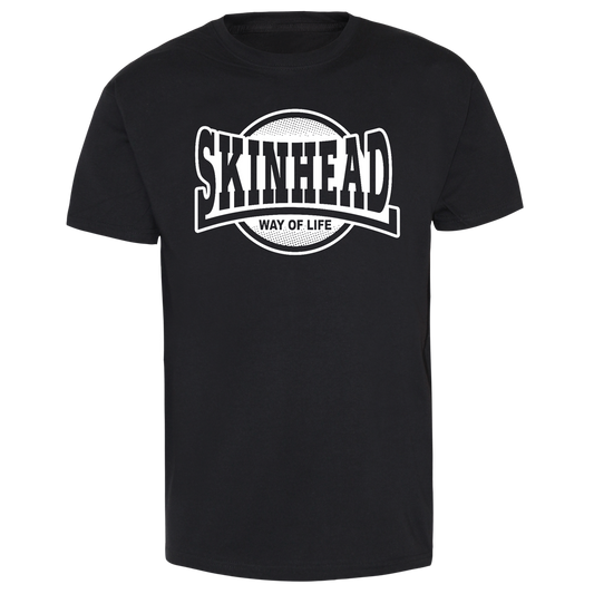 Skinhead "W.O.L." T-Shirt (white print) (schwarz)