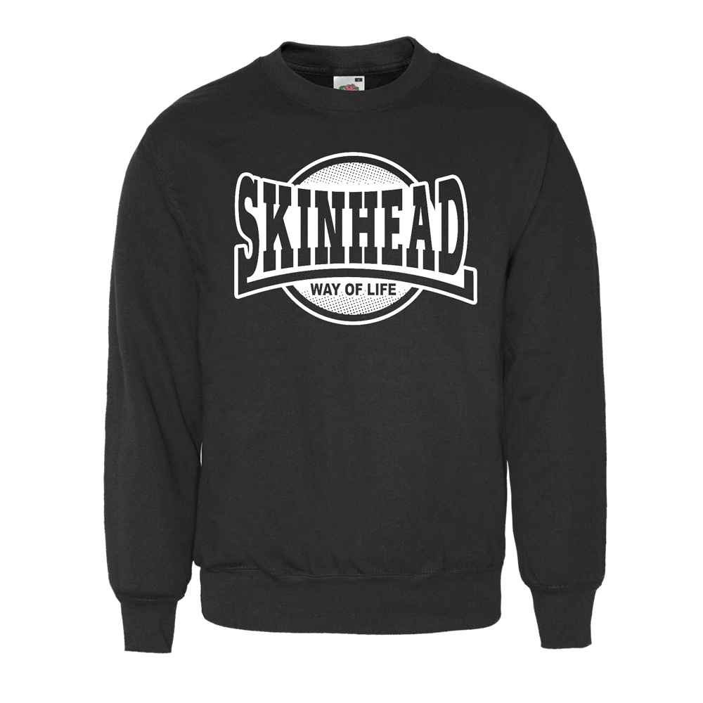 Skinhead "W.O.L." Sweatshirt (white print)