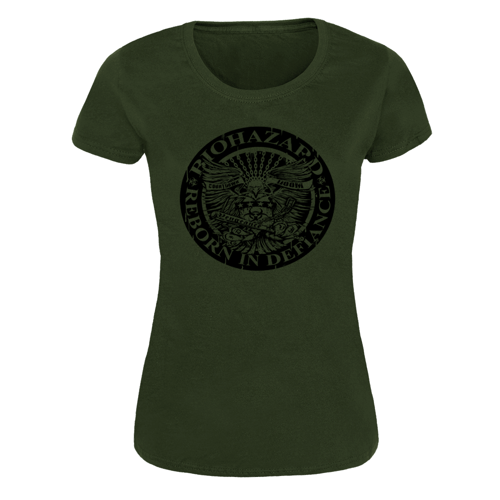Biohazard "Eagle" Girly Shirt (olive)