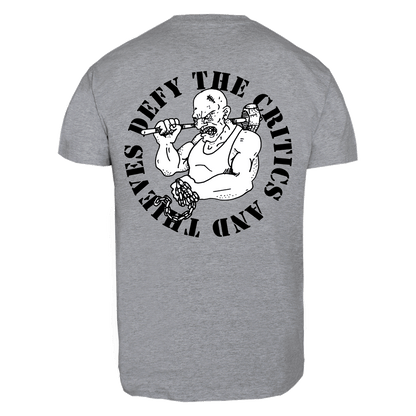 The Mongoloids "Skinhead" T-Shirt (grey)