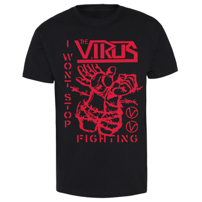 The Virus "Wont Stop Fighting" T-Shirt (black)