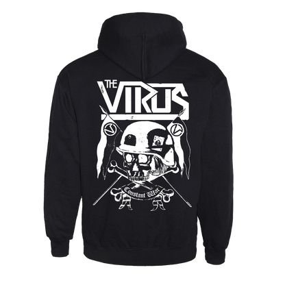 The Virus "Constant War" Zip Hoody (black)