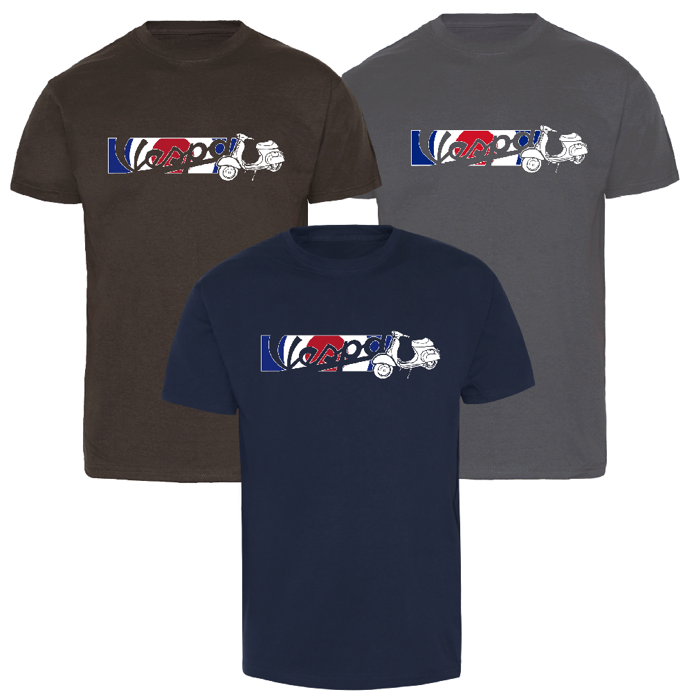 Vespa "Mod" T-Shirt (farbig)