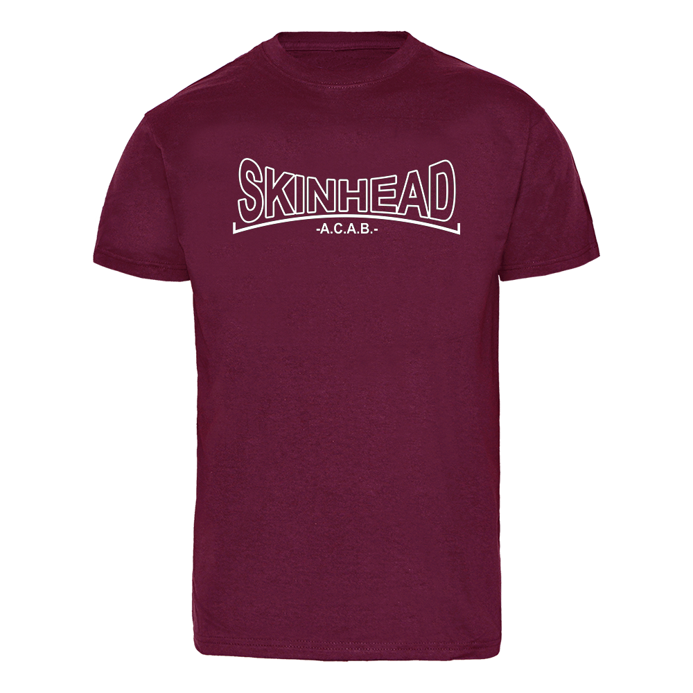 Skinhead "A.C.A.B." T-Shirt (bordeaux)