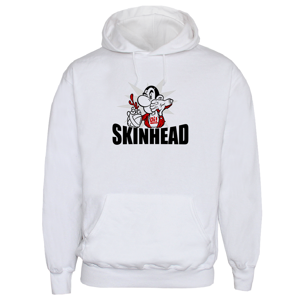 Skinhead "Parole Spass 2" Kapu / hooded (white)