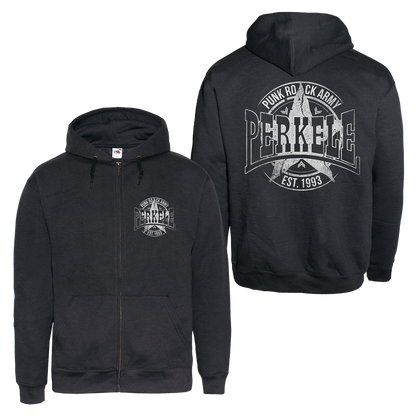 Perkele "Punk Rock Army 2" Zip Hoodie (black)