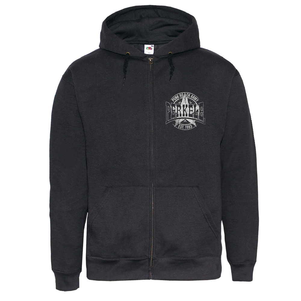 Perkele "Punk Rock Army 2" Zip Hoodie (black)