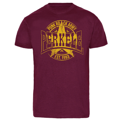 T-Shirt Perkele "Punk Rock Army 2" (bordeaux)