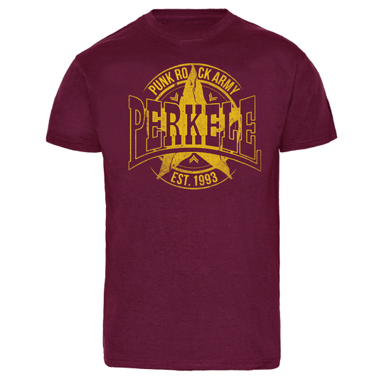 Perkele "Punk Rock Army 2" T-Shirt (bordeaux)