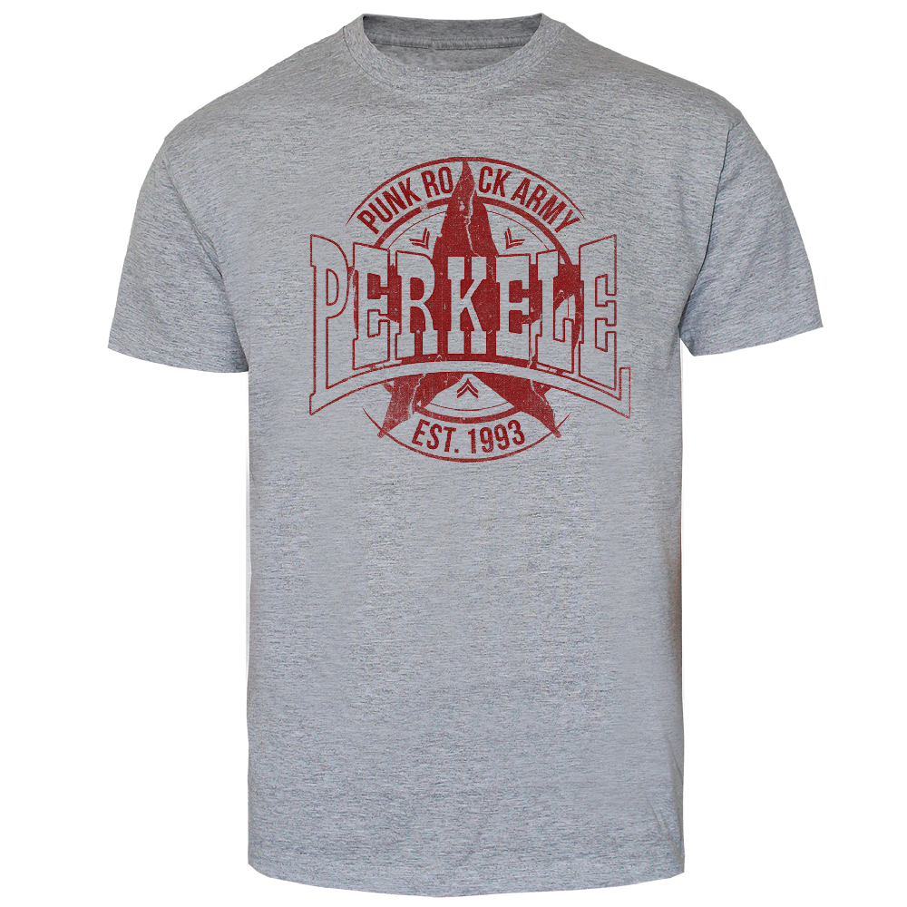 T-shirt Perkele "Punk Rock Army 2" (gris)