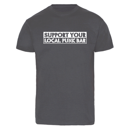 Support your local Punk-Bar - T-Shirt (charcoal)
