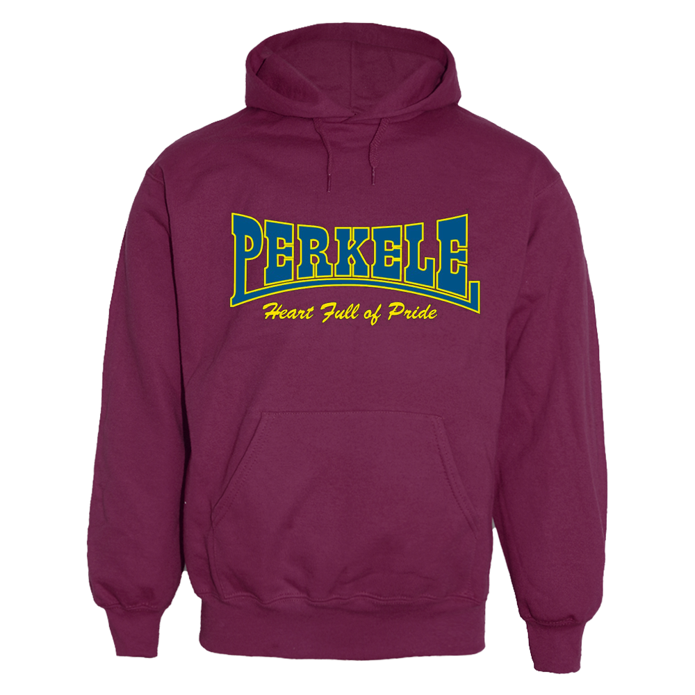 Perkele "Heart full of Pride Logo" Kapu / Hooded (bordeaux)