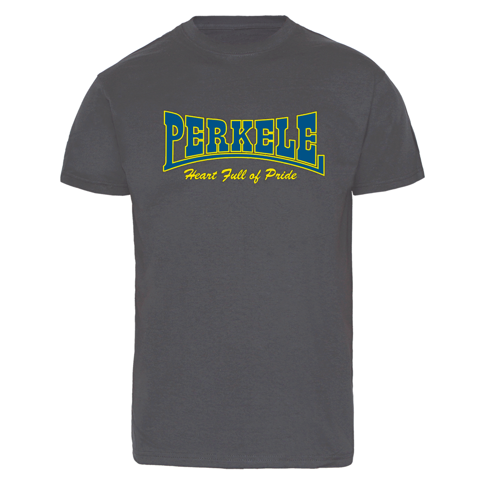 Perkele "Heart full of Pride Logo" T-Shirt (charcoal)