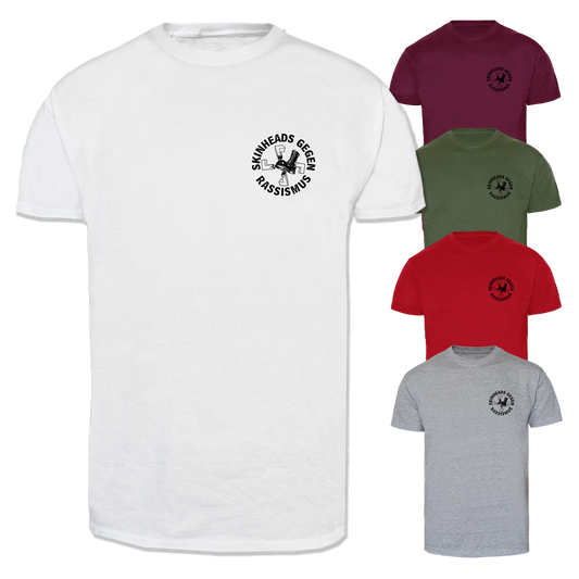 Skinheads gegen Rassismus (klein/black) T-Shirt