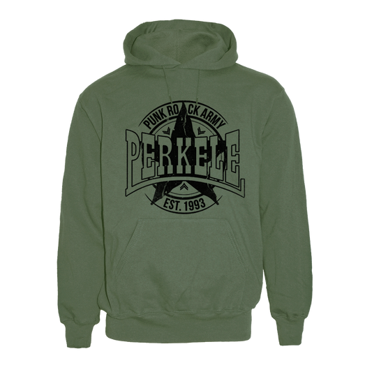 Perkele "Punk Rock Army 2" Kapu / Hooded (oliv)