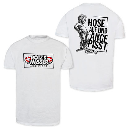 Rotz & Wasser "Angepisst" T-Shirt (white)