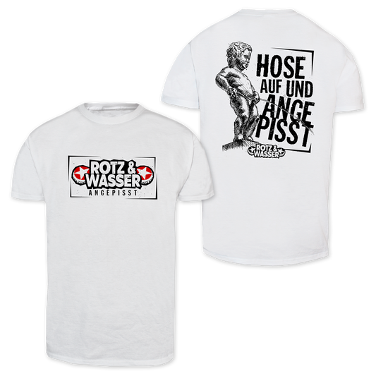 Rotz & Wasser "Angepisst" T-Shirt (white)