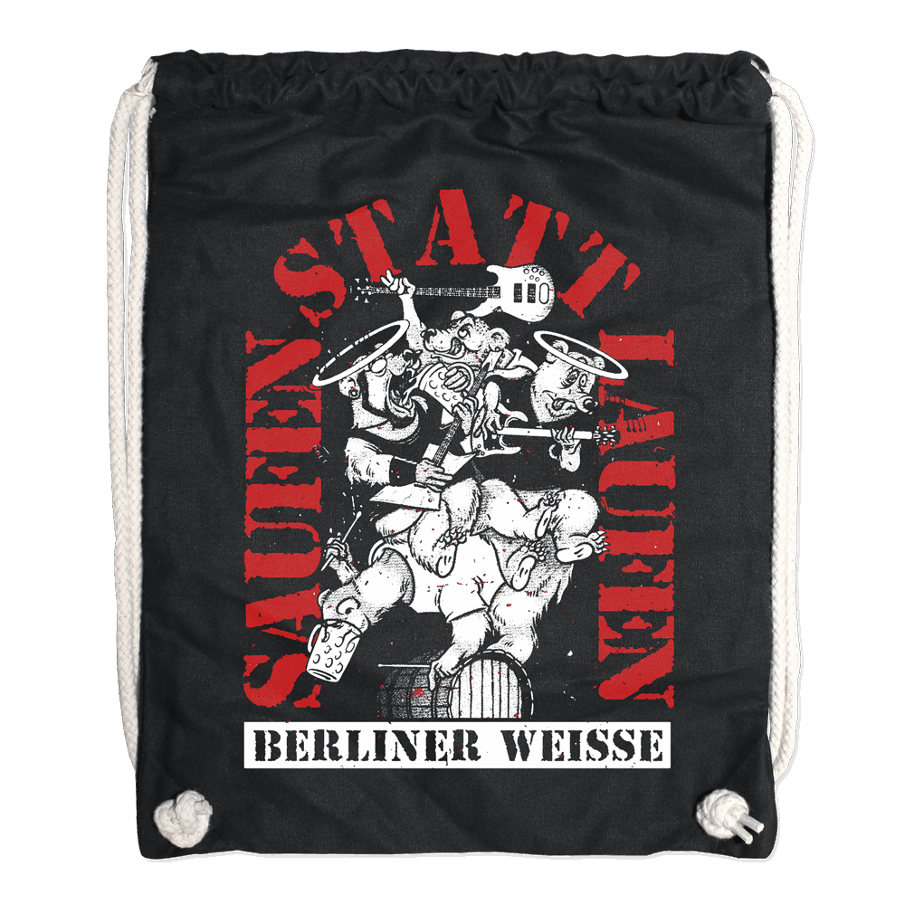 Berliner Weisse "Saufen" Gymsac / Sportbeutel