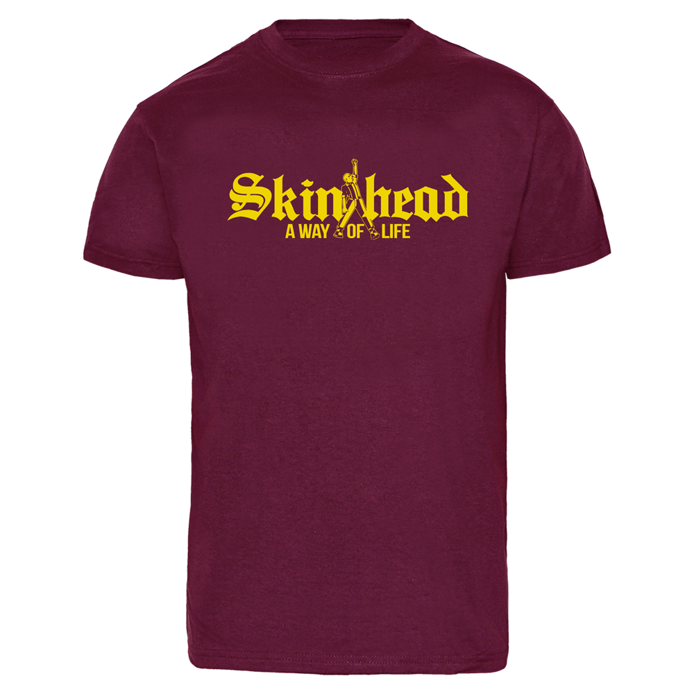 Skinhead "Way of Life" (2) T-Shirt (bordeaux)