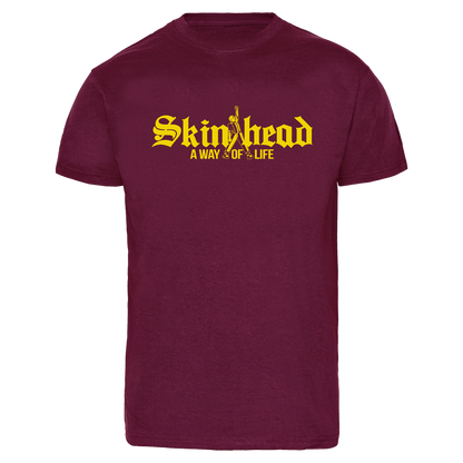 Skinhead "Way of Life" (2) T-Shirt (bordeaux)