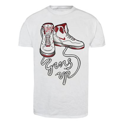 Guns Up! "Shoes" T-Shirt (white)