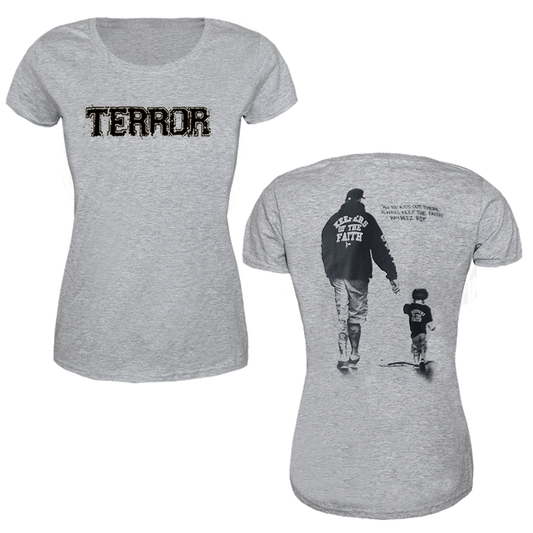 Terror "New Blood" Girly -Shirt (grau)