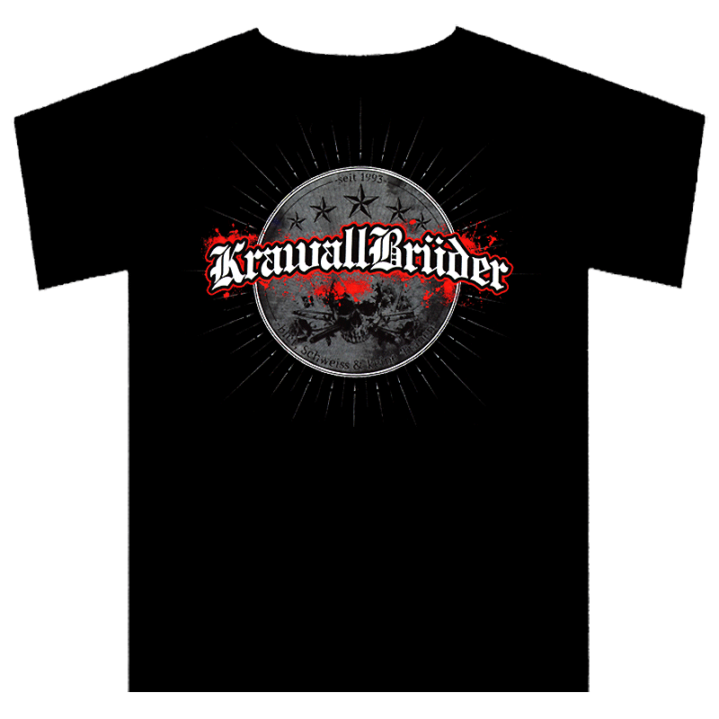 KrawallBrüder "Blut, Schweiss und keine Tränen" (rund) T-Shirt