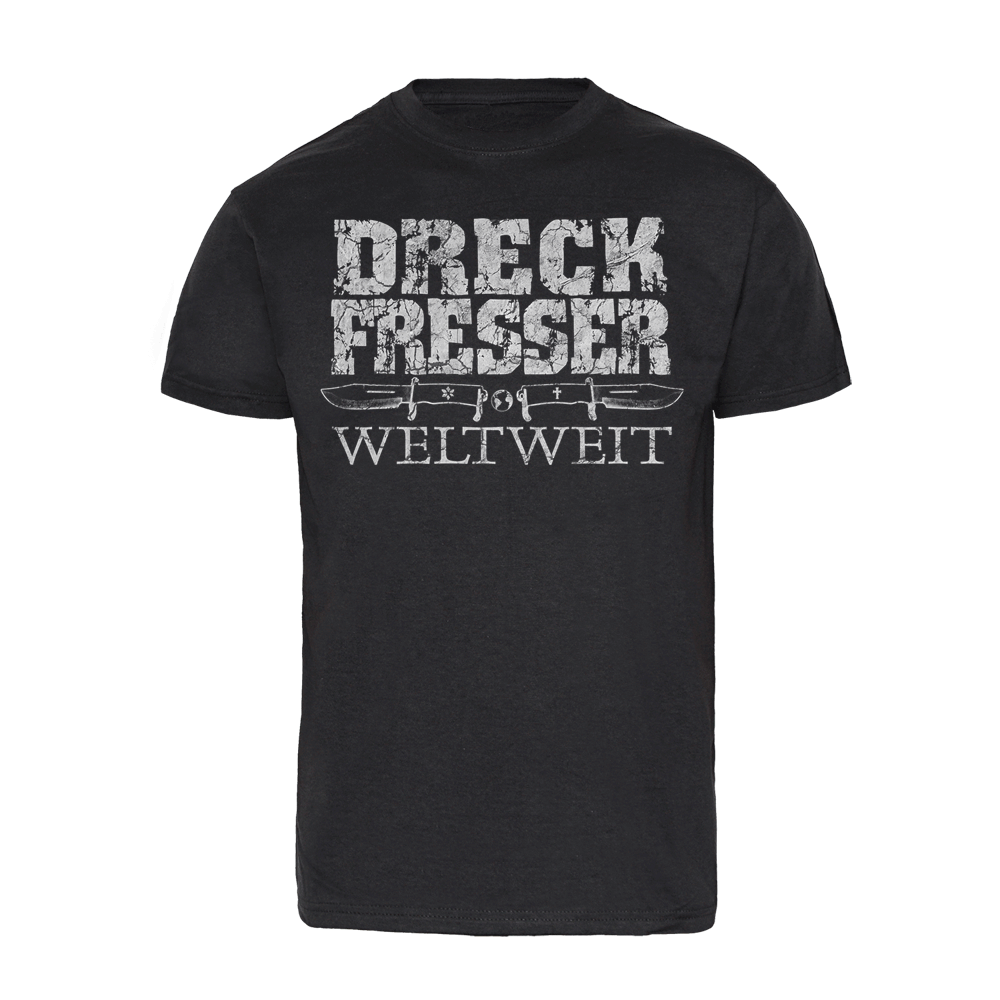 DRECKFRESSER "Die Welt gehört nicht den Wichsern" T-Shirt (EarthPositive)