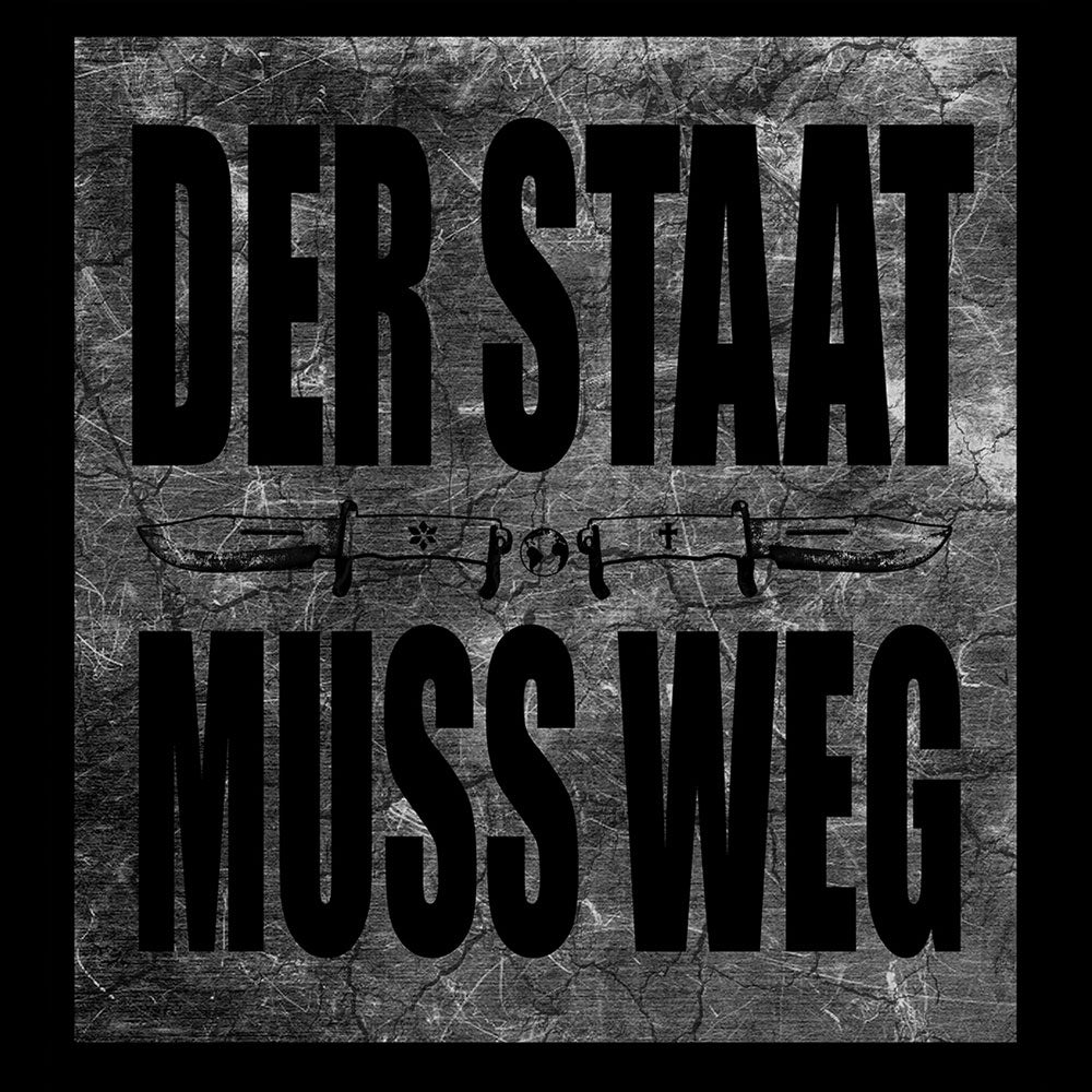 DRECKFRESSER "Der Staat muss weg" Zip Hooded Kapu (EarthPositive)