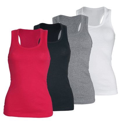 Racerback Stretch Girl Tank-Top