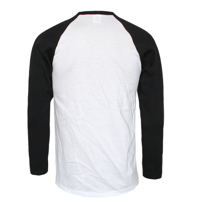 Fruit of the Loom Baseball Longsleeves (white/black)