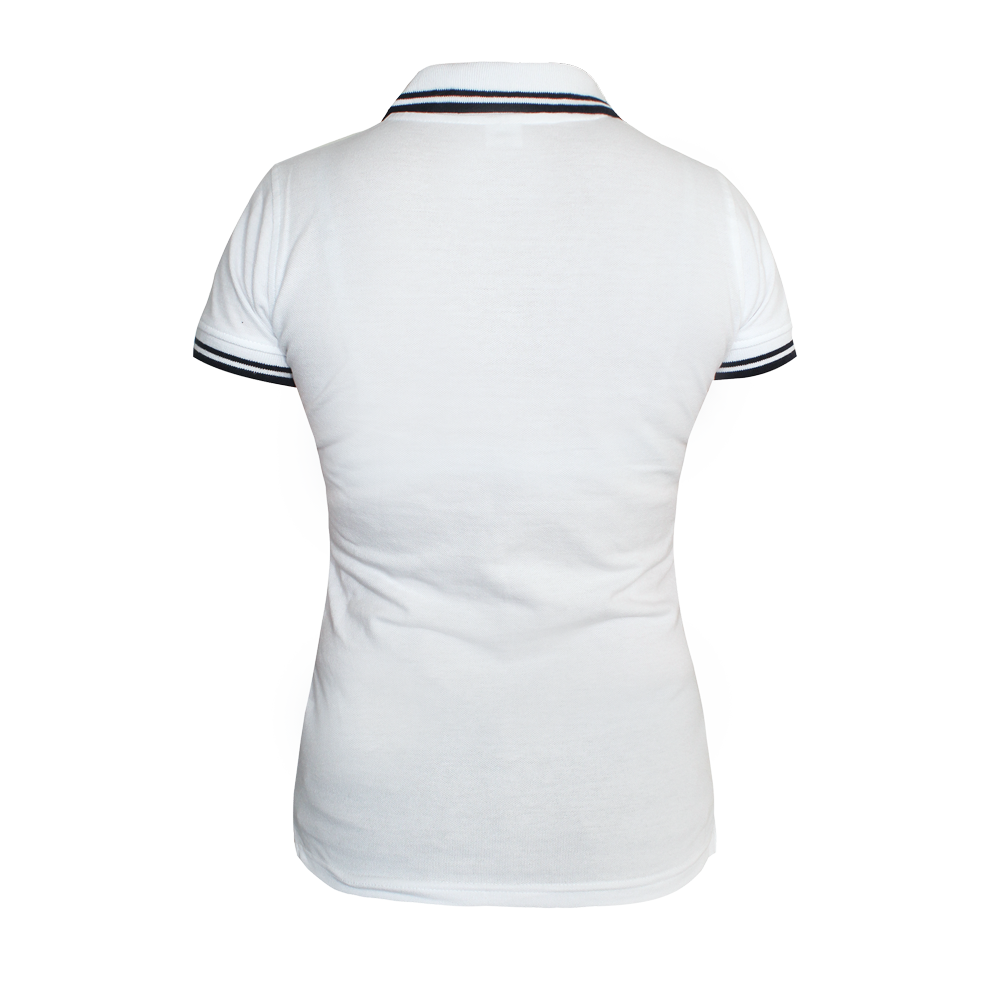 Sols "Pasadena" Girly Contrast Polo (weiß/navy)