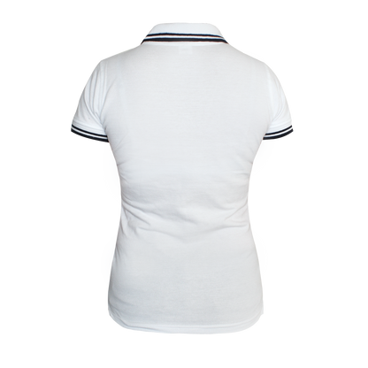 Sols "Pasadena" Girly Contrast Polo (weiß/navy)