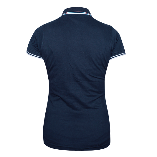 G.N.W.P. Girly Contrast Polo (navy/weiß)