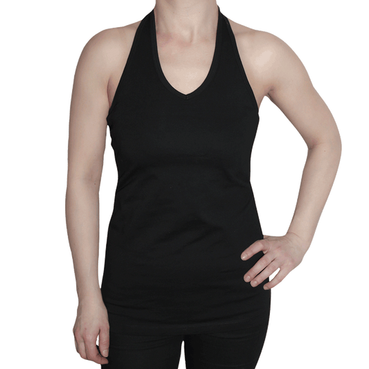Ladies Neckholder Top (schwarz)