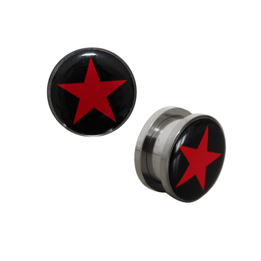 Star Tunnel Plug Stahl