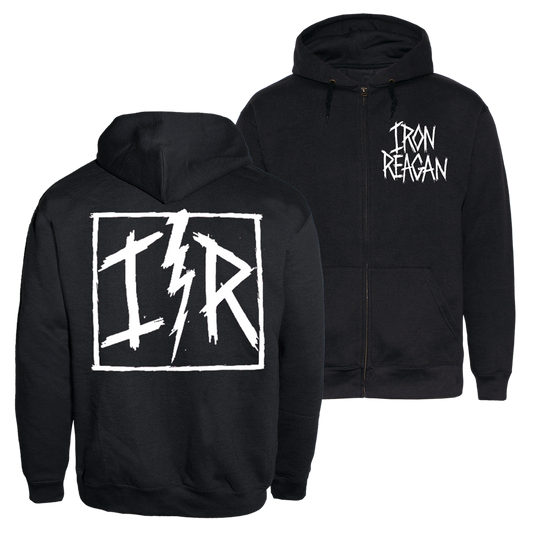 Iron Reagan "Chest Logo" Zip Hoody (black)