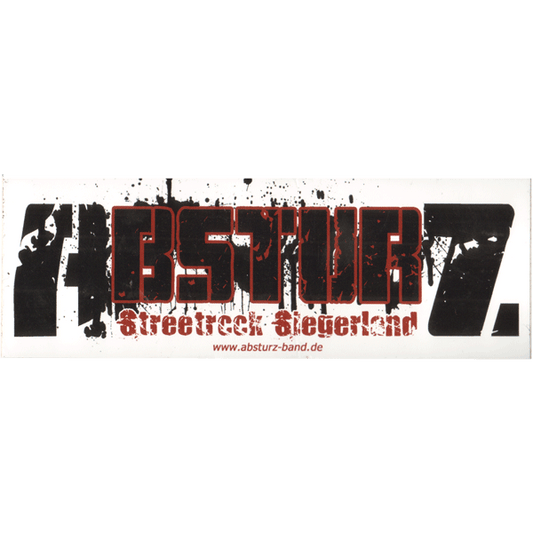 Absturz "Streetrock" Aufkleber 086