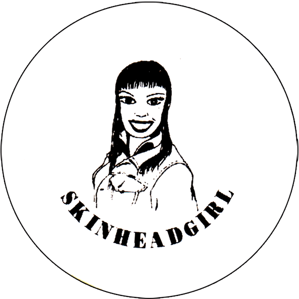 Skinhead Button Skinhead Girl - Button (2,5 cm) 372 – Spirit of the Streets